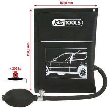KS Tools Drukkussen met Handpomp < 200KG 150x200mm, Auto diversen, Verzenden, Nieuw