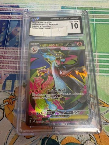 Pokémon - 1 Graded card - Charizard - CGC 10 - Scarlet &, Nieuw
