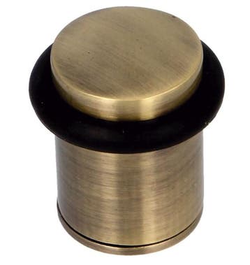 AMIG deurstop vloermontage Ø32 mm antiek zamak, Verzenden, Nieuw