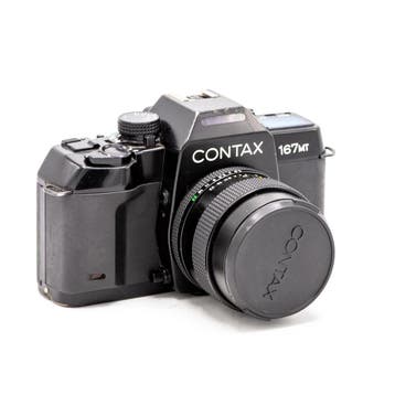 Contax 167MT + Carl Zeiss 50mm f/1.4 (occ_6587), Ophalen of Verzenden, Gebruikt, Spiegelreflex, Overige Merken