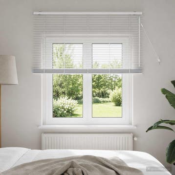 vidaXL Venetiaanse jaloezie Wit 125 x 130 cm 35 mm, Verzenden, Nieuw, Wit