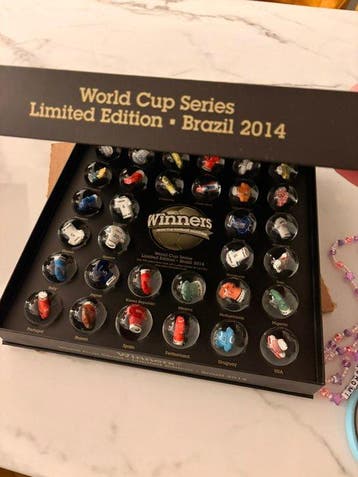 Winners - Knikkers 32 knikkers WK Brazil 2014 (compleet set)