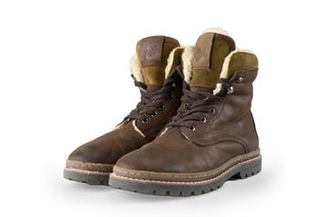 Muyters Veterboots Jongens in maat 35 Bruin, Verzenden, Jongen of Meisje, Schoenen, Zo goed als nieuw