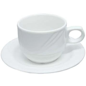 Kopjes | ARCADIA | Porselein | Wit | 19cl | 6 Stuks |, Verzenden, Nieuw in verpakking