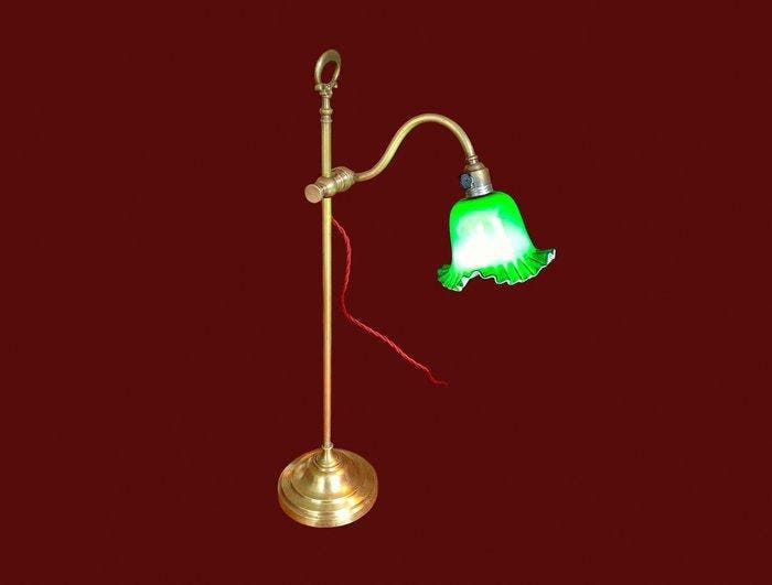 Lamp - Lamp, griffiervoet Col de Cygne verstelbaar in brons, Antiek en Kunst, Kunst | Designobjecten