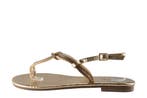 Mia & Jo Sandalen in maat 39 Goud, Overige kleuren, Verzenden, Sandalen of Muiltjes, Zo goed als nieuw