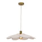Landelijke hanglamp beige, Nena, Nieuw, Ophalen of Verzenden, Landelijk, 75 cm of meer