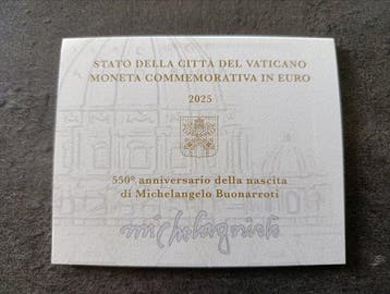 Vaticaan. 2 Euro 2025 Michelangelo (Zonder minimumprijs)