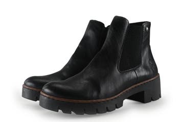 Rieker Chelsea boots in maat 41 Zwart, Verzenden, Zwart, Overige typen, Zo goed als nieuw