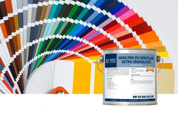 Wixx PRO PU Houtlak Ultra HighGloss Mengkleur 2.5L, Overige kleuren, Verzenden, Nieuw, Lak