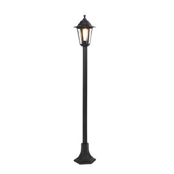 Klassieke lantaarn zwart IP44 - New Haven, Tuin en Terras, Verzenden, Nieuw, Kunststof