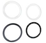 Volvo Wielsierring set 14 inch RVS hoogglans gepolijst Volvo, Verzenden, Nieuw, Volvo