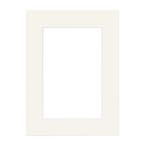 Passe Partout Gebroken Wit 40x50 cm - Uitsnede 29x39 cm, Nieuw