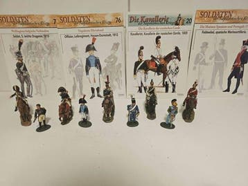 Del Prado - Figuur - 9 x Napoleonische Kriege + 4 Original, Nieuw