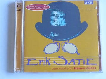 Erik Satie - Pianoworks by France Clidat (2 CD), Cd's en Dvd's, Cd's | Klassiek, Ophalen of Verzenden, Zo goed als nieuw