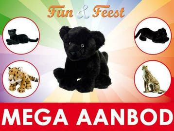 Panter knuffel - het grootste aanbod pluche panter knuffels, Ophalen of Verzenden, Nieuw, Overige typen