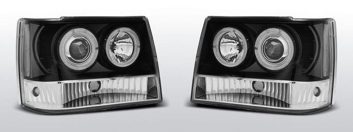 Koplampen Angel Eyes | geschikt voor Chrysler Cherokee JZ 19, Auto-onderdelen, Verlichting, Nieuw, Jeep, Verzenden