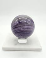 Zijde fluoriet bol / Silk fluoriet (zie filmpje), Ophalen of Verzenden