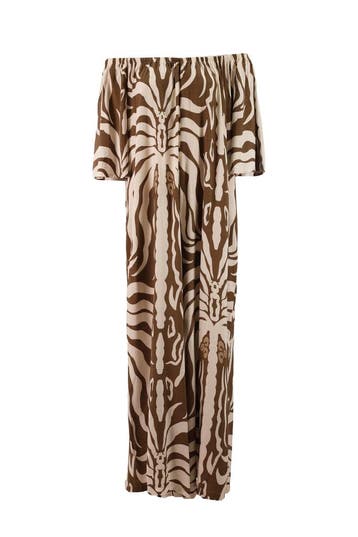 Curviss Jumpsuit in maat S Bruin, Kleding | Dames, Curviss, Verzenden, Zo goed als nieuw, Bruin
