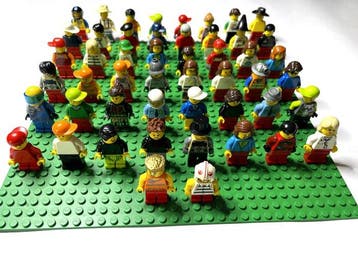 Lego Minifiguur - World City - 50 Lego Mini Figuren Minifig, Nieuw