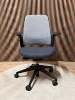 Refurbished Steelcase Series 1 Bureaustoel - Nieuwe Stof!, Verzenden, Zwart, Zo goed als nieuw, Bureaustoel