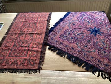 Tafelkleed (2) - 95 cm - 95 cm - Paisley - motief wol