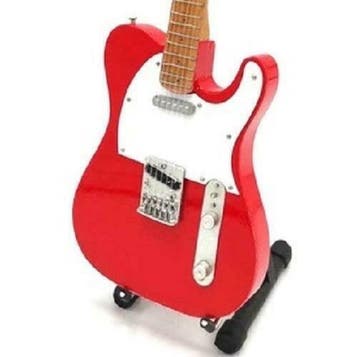 Miniatuur replica Fender gitaar - R. Wood The Rolling Stones, Ophalen of Verzenden, Nieuw, Pop, Beeldje of Miniatuur
