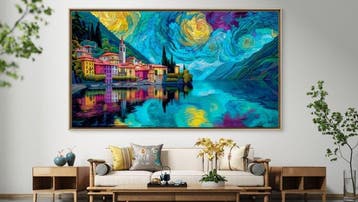 Mrs Art Prime - The Magical Morning in Alpes in Van Gogh