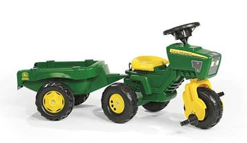 Rolly Toys tractor John Deere met a van €109,99 voor €79,99, Ophalen of Verzenden, Nieuw