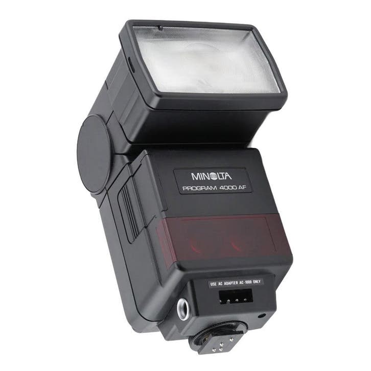 Minolta Program 4000 AF flitser - Tweedehands, Audio, Tv en Foto, Fotografie | Flitsers, Gebruikt, Verzenden