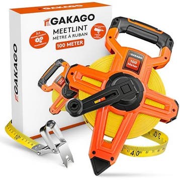 Meetlint 100 meter Gakago, Ophalen of Verzenden, Nieuw