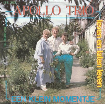 vinyl single 7 inch - Apollo Trio - Een Klein Momentje, Verzenden, Zo goed als nieuw, 7 inch, Nederlandstalig