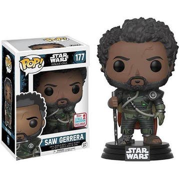 Funko Pop Star Wars Saw Gerrera  Hair NYCC  177 Rogue One, Verzenden, Nieuw