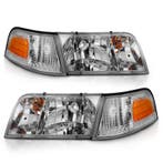 ANZO 1998-2005 Ford Crown Victoria Crystal Headlight Chrome, Ophalen of Verzenden, Nieuw