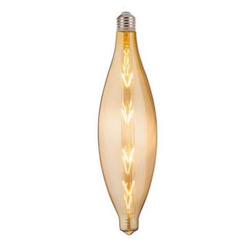 LED Lamp - Design - Elipo - E27 Fitting - Amber - 8W, Ophalen of Verzenden, Nieuw, E27 (groot), Led-lamp