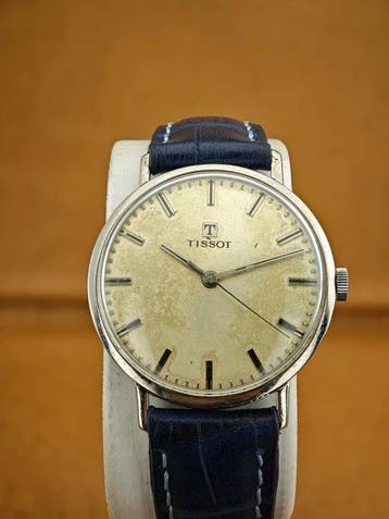 Tissot - Vintage Dress Watch – Manual Wind – Chrome Case –, Nieuw
