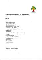 Alles-in-1 Leskist Project Milieu en Kringloop 2016, Verzenden, Nieuw