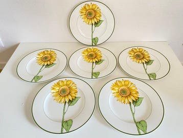 Villeroy et Boch - Bord (6) - Flora - Porselein