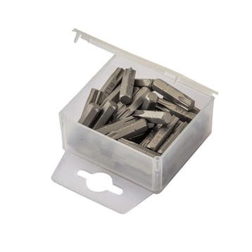 T40 x 25 mm Torx bits - 40 stuks in kunststof box - bitset -, Ophalen of Verzenden, Nieuw