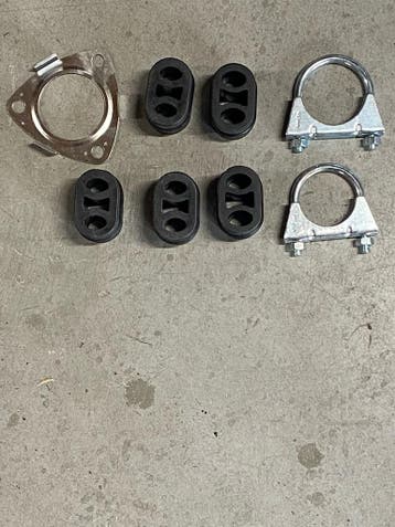 Complete Uitlaat Einddemper + Middendemper + Voorpijp Opel C, Verzenden, Nieuw