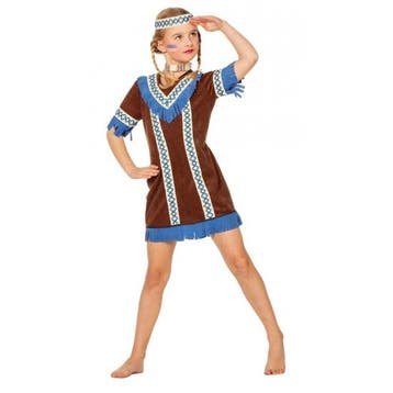 Indianen jurkje voor meisjes - Indianen kleding, Kinderen en Baby's, Ophalen of Verzenden, Nieuw