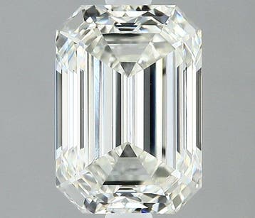 1 pcs Diamant (Natuurlijk) - 2.10 ct - Smaragd - H - VS1 -, Nieuw