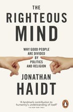 The Righteous Mind 9780141039169 Jonathan Haidt, Ophalen of Verzenden, Nieuw, Jonathan Haidt