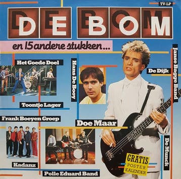 LP gebruikt - Various - De Bom En 15 Andere Stukken..., Verzenden, Zo goed als nieuw, Overige formaten