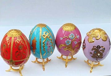 Fabergé ei - Ei - Faberge - 22 kt goud