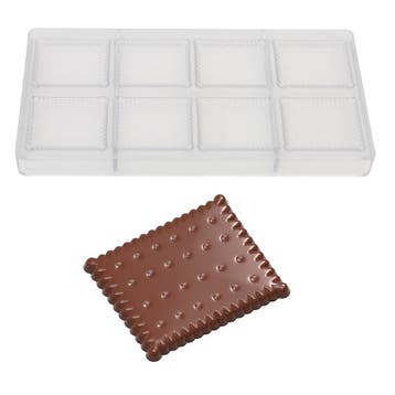 Chocolademal Chocolate World Petit Beurre (8x) 59,5x50x5mm**, Verzenden, Nieuw