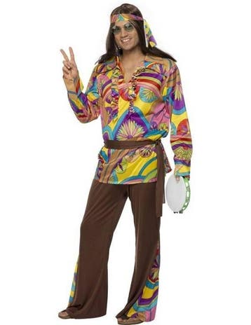Sixties Hippie kostuum man, Ophalen of Verzenden, Nieuw