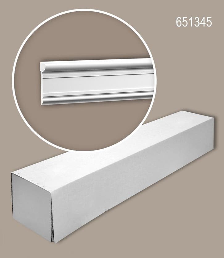 Profhome 651345-box 1 doos 12 lijsten Wandlijst Fries | 24, Doe-het-zelf en Verbouw, Plinten en Afwerking, Nieuw, Verzenden