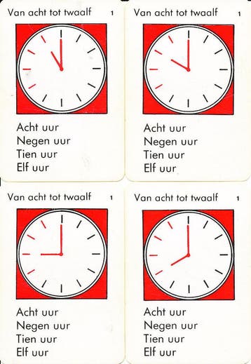 Kwartet klok kijken 1 Rood, Verzenden, Nieuw