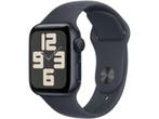 Apple Watch SE (2024) - Smartwatch - GPS 40mm - Zwart, Verzenden, Zo goed als nieuw, Apple